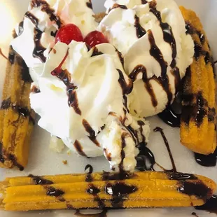Churros con Icecream