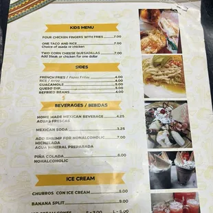 Kids Menu