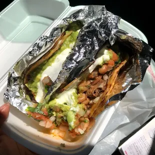 Mega taco/beef birria meat