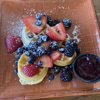 Fruity Belgian Waffle