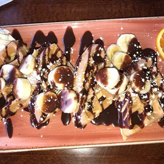 Banana Nutella Waffle