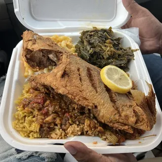 Whole Fried Snapper