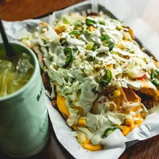 BBQ Pork Nachos