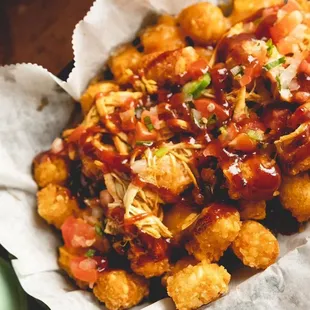 Cajun tots with Chicken