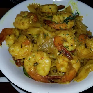 Curry Shrimp Pasta