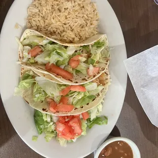 2 Soft Tacos Lunch Special