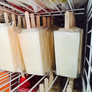 pops in a refrigerator