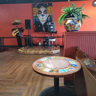 Band area (Live, Friday and Saturday) plenty of room to dance around