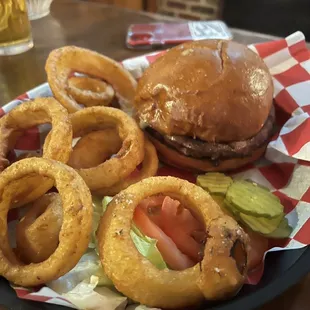 Cliff burger, so juicy.