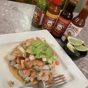 Pescado ceviche