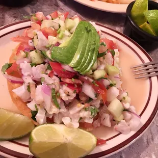 Ceviche Tostada