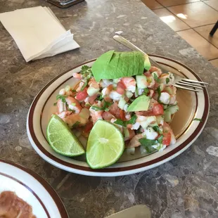 Shrimp Tostada