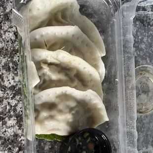 Steamed duck dumplings