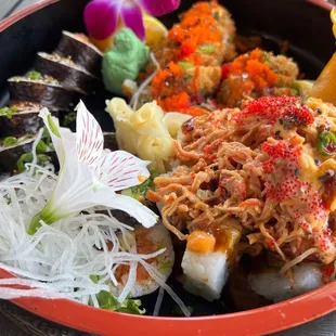 sushi and sashimi, sushi, sashimi, food