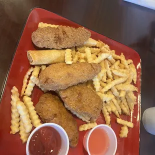 Kids- chicken strip dinner
