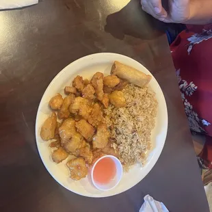 Honey Chicken with touch of chili