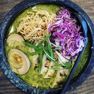 Kai Ramen with Green curry