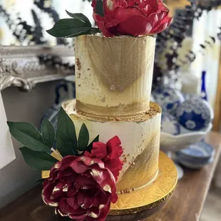 a three tiered cake