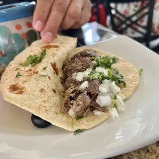 Delicious Barbacoa Taco!