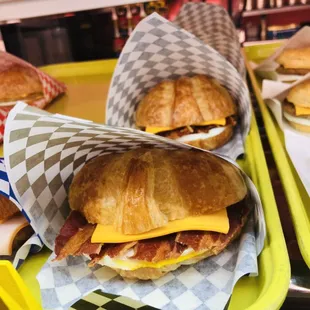 Fresh donuts and breakfast