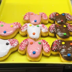 Fresh donuts and breakfast