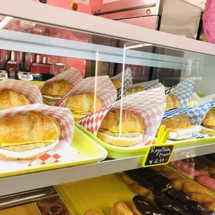 Fresh donuts and breakfast