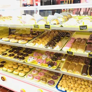 Fresh donuts and breakfast