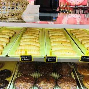 Fresh donuts and breakfast