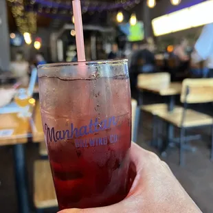 Blueberry coconut vodka seltzer...drool.