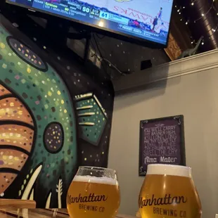 Condor the Magnificent (Double IPA) &amp; Peach Wheat beer