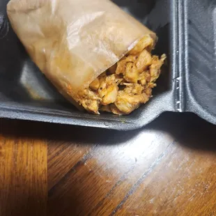 Buffalo chicken wrap