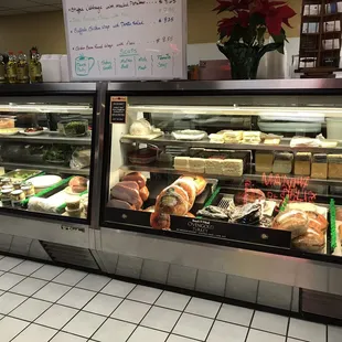 Deli counter, trays catered. Good quality meats