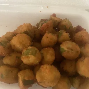 Fried okra