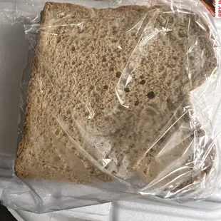 Wheat bread slices