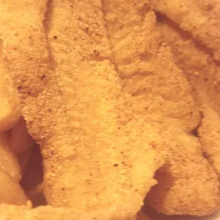 Fast DE'Livery! Fried perfectly.! Look at this...After Roping and Ups. Earned, this Delish fried Fish x's 3 Pieces! Food is Life! #SchaefLoc