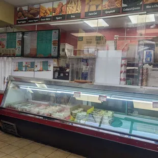 the inside of a restaurant