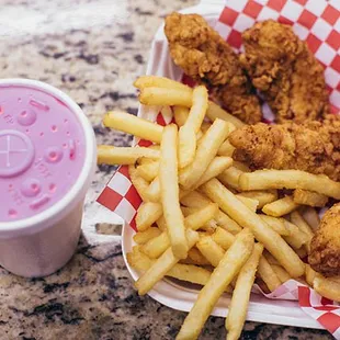 Chicken Tenders &amp; Fries Lunch Special