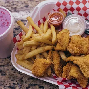 Fish Fillet Bites &amp; Fries Lunch Special
