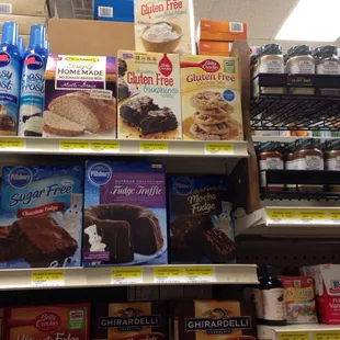 Gluten free cookie, brownie and flour mixes!