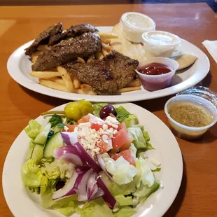 Souvlaki Dinner Delight - Entire Meal