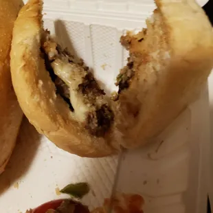 Steak &amp; cheese  sub