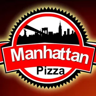 the manhattan pizza logo