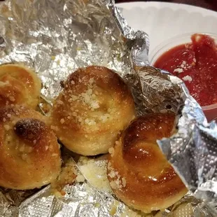 Garlic knots,  small order has 6 pieces