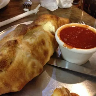 Mozzarella and Ricotta Calzone