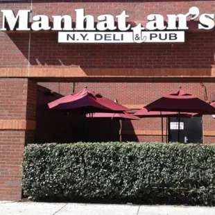 Manattan's patio - great bands and great little patio for a balmy, spring night