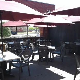 Anyone who knows me knows I love a good patio. And one with shade? BONUS