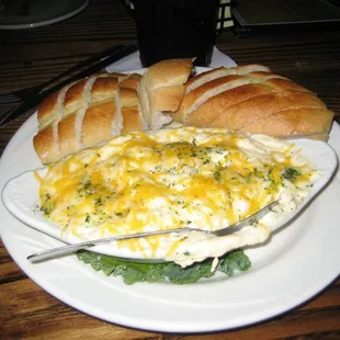 Crab dip.  FYI: you can get an extra loaf of bread for $.50.