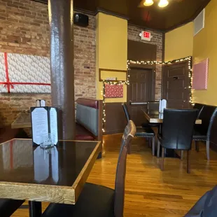 he interior of a restaurant