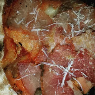 Mushroom and Ham Pizza