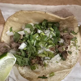 Asada taco